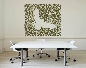 Bird Flock Decals Silhouette 